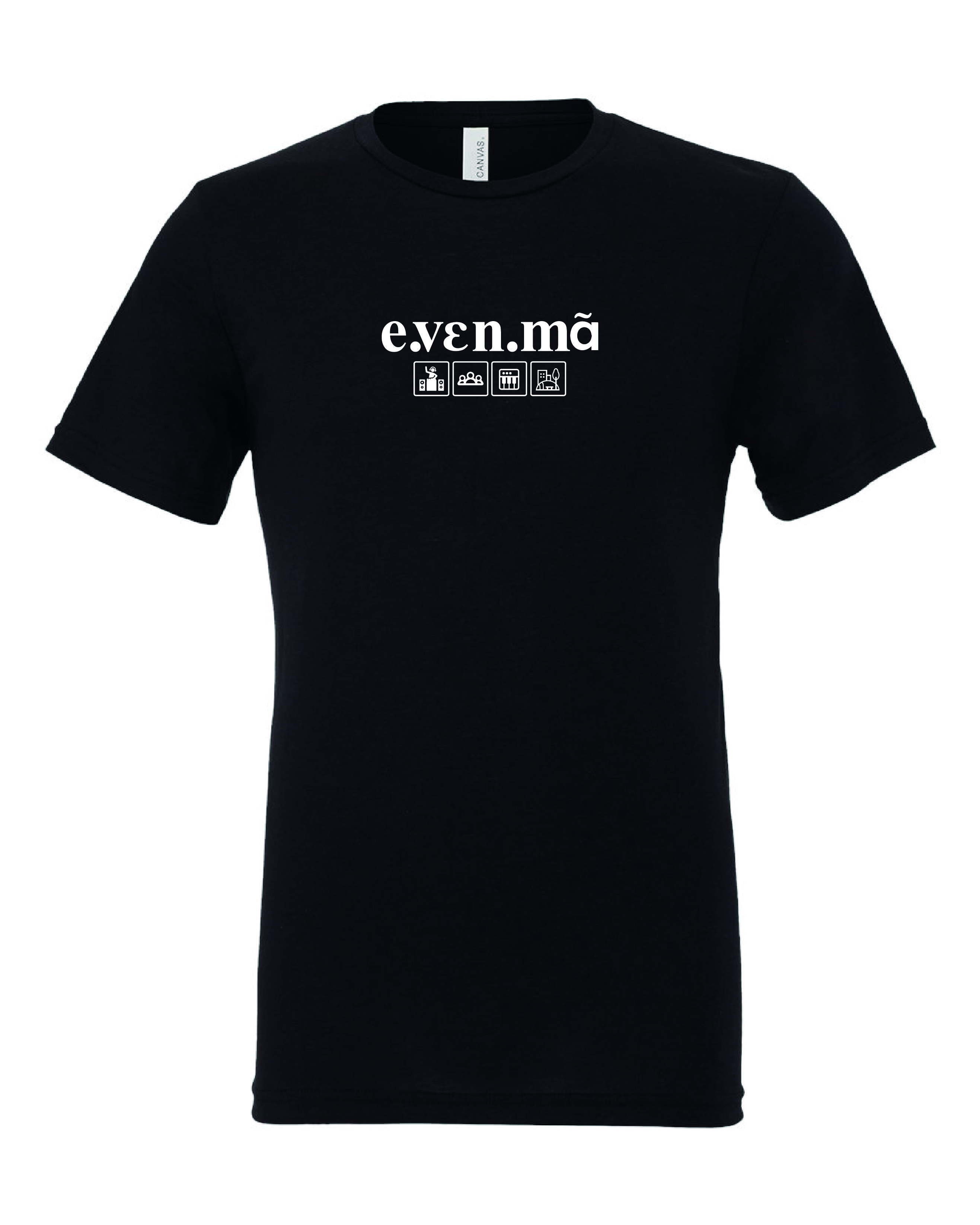 T-shirt noir Evenma