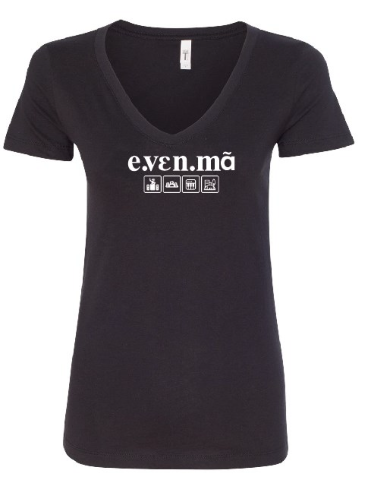 T-shirt femme noir e.vɛn.mã T-shirt femme noir e.vɛn.mã